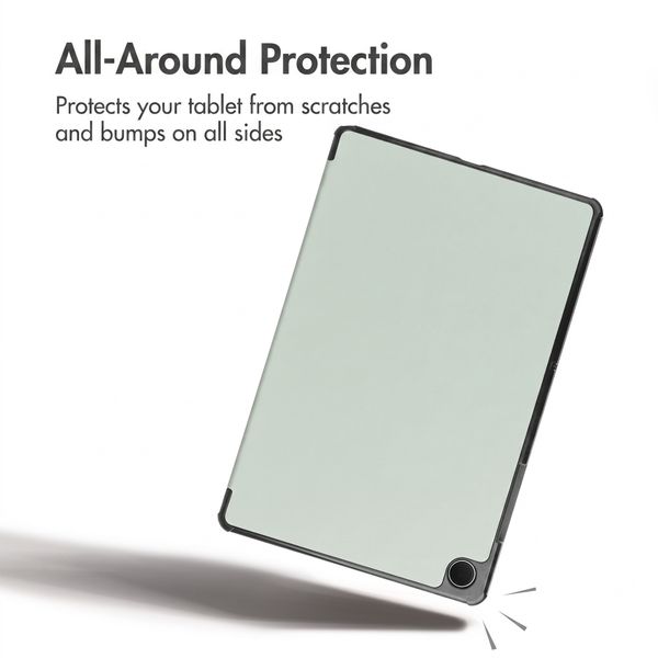 imoshion Trifold Book Case Samsung Galaxy Tab A11 Plus - Light Green