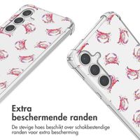 imoshion Design hoesje met koord Samsung Galaxy S24 - Crab Watercolor