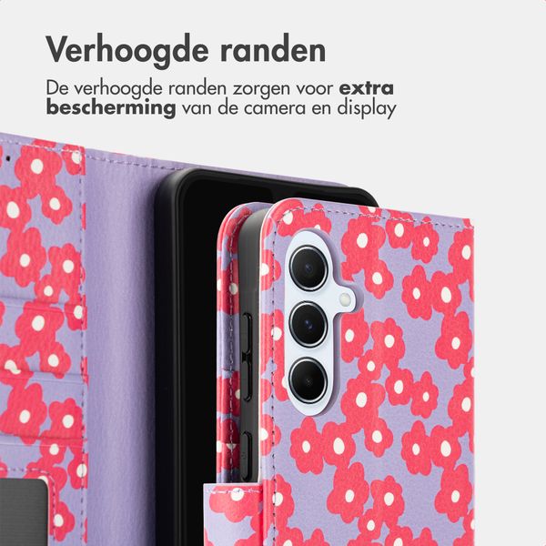 imoshion Design Bookcase Samsung Galaxy A56 - Dusty Rose Blossoms