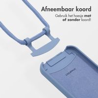 imoshion Color Backcover met afneembaar koord MagSafe iPhone 15 - Ash Blue