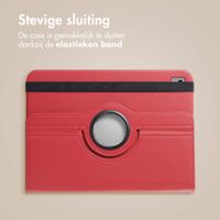 imoshion 360° draaibare Bookcase Apple iPad 9 (2021) 10.2 inch / iPad 8 (2020) 10.2 inch / iPad 7 (2019) 10.2 inch - Donkerrood