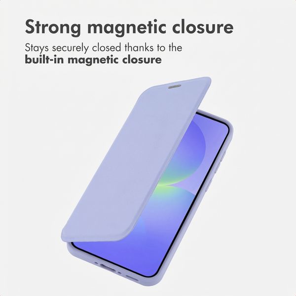 imoshion Transparent Bookcase with MagSafe Samsung Galaxy A37 (5G) - Lilac