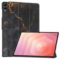 imoshion Design Trifold Case Samsung Galaxy Tab S11 / S12 Ultra - Black Marble