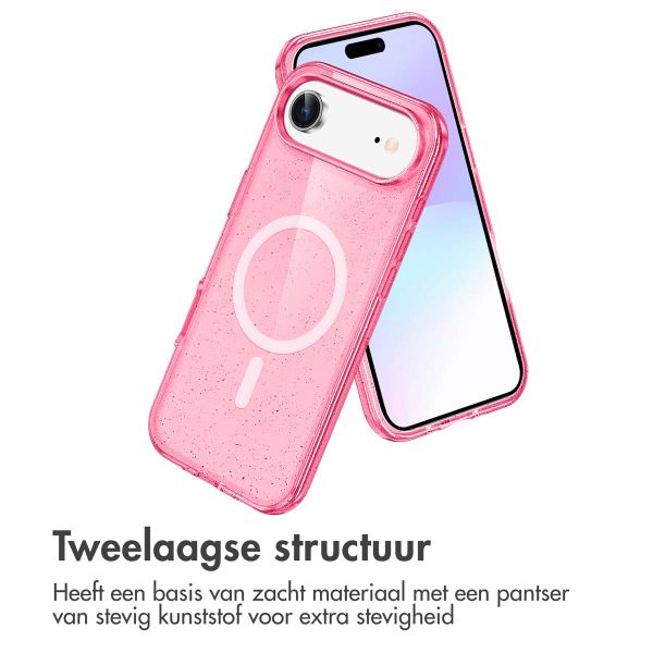 imoshion Sparkle Backcover met MagSafe Apple iPhone Air - Roze