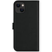 Selencia Echt Leren Bookcase iPhone 13 Mini - Zwart