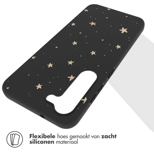 imoshion Design hoesje Samsung Galaxy S23 Plus - Sterren / Zwart