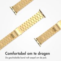 imoshion Stalen bandje Apple Watch Series 1 t/m 9 / SE (38/40/41 mm) | Series 10 (42 mm) - Goud