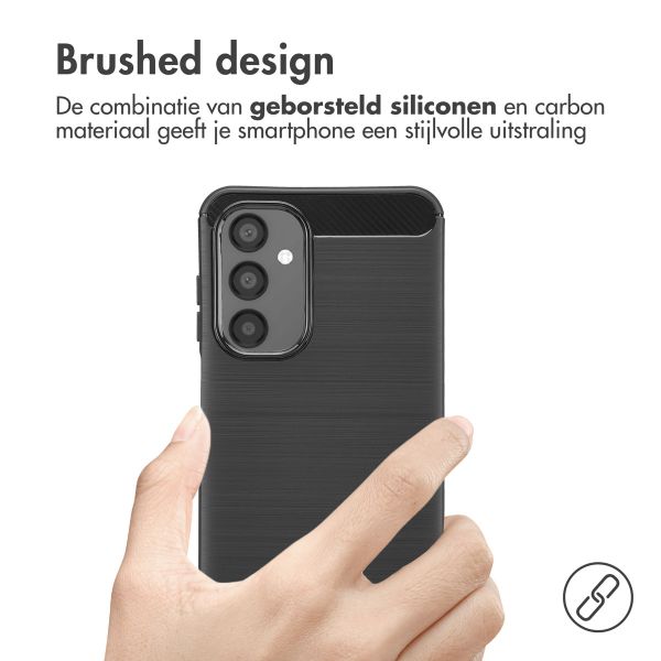 imoshion Brushed Backcover Samsung Galaxy A26 - Zwart