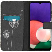 imoshion Design Softcase Bookcase Galaxy A22 (5G) - Dandelion