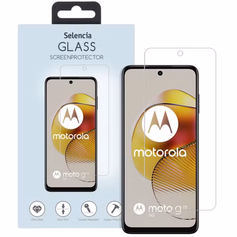 Selencia Gehard Glas Screenprotector Motorola Moto G73