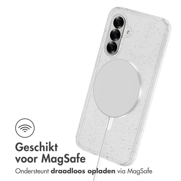 imoshion Glitter Backcover met MagSafe Samsung Galaxy A36 - Glitter Transparant