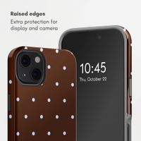 Selencia Vivid Back Cover with MagSafe Apple iPhone 13 - Happy Dots Chocolate