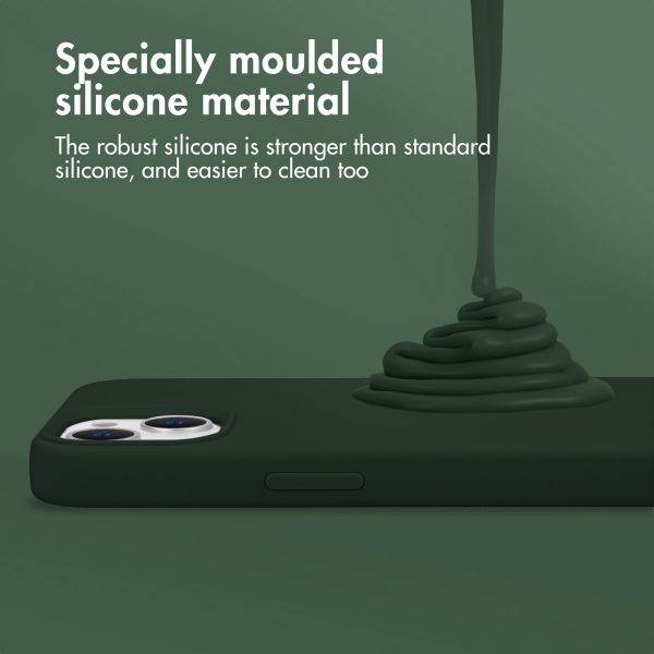 Accezz Liquid Silicone Backcover Samsung Galaxy A15 (5G/4G) - Forest Green