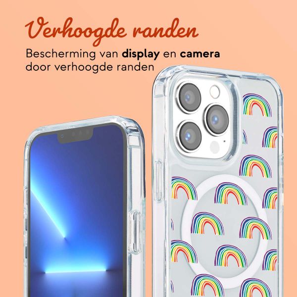 Ontwerp je eigen MagSafe Backcover met afneembaar koord Apple iPhone 13 Pro - Transparant