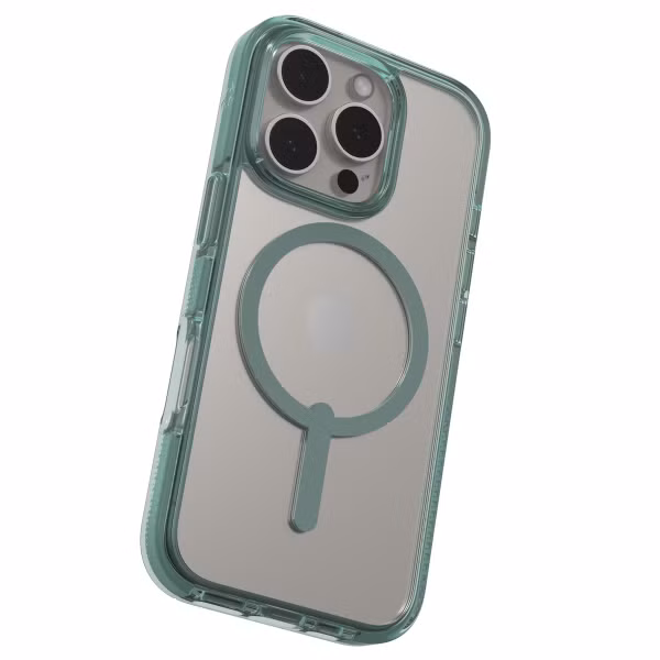 ZAGG Santa Cruz Snap Case met MagSafe Apple iPhone 16 Pro - Clear / Green