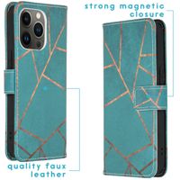 imoshion Design Softcase Bookcase iPhone 13 Pro - Blue Graphic