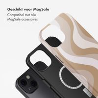 Selencia Vivid Tough Backcover met MagSafe iPhone 13 - Desert Waves Beige