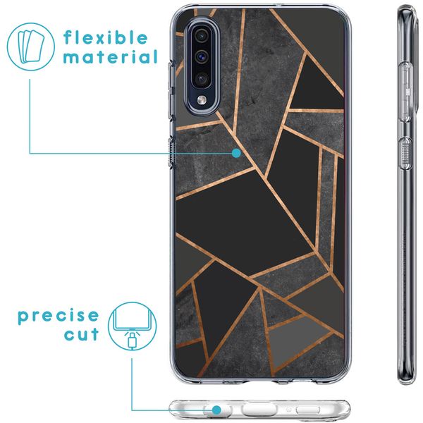imoshion Design hoesje Samsung Galaxy A50 / A30s - Black Graphic