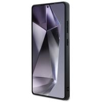 Guess 4G Metal Logo Glitter Backcover Samsung Galaxy S25 Ultra - Roze