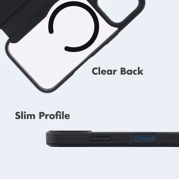 imoshion Transparent Bookcase with MagSafe Apple iPhone 17 Pro - Black