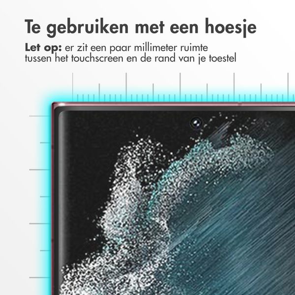 Accezz Gehard Glas Screenprotector Samsung Galaxy S22 Ultra