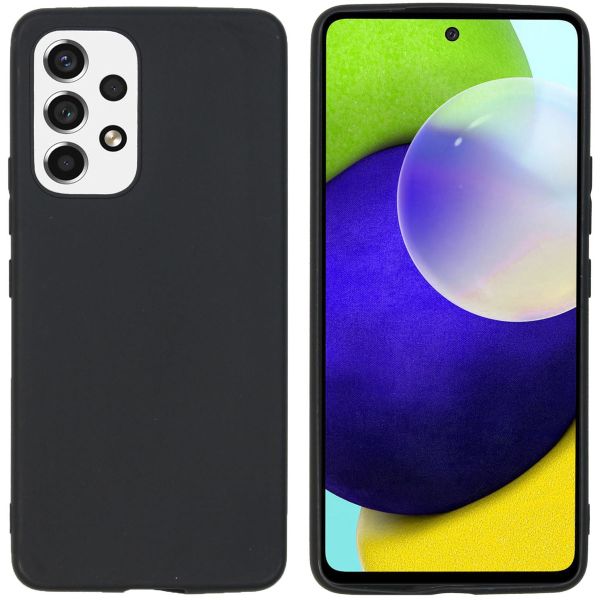 imoshion Color Backcover Samsung Galaxy A53 - Zwart