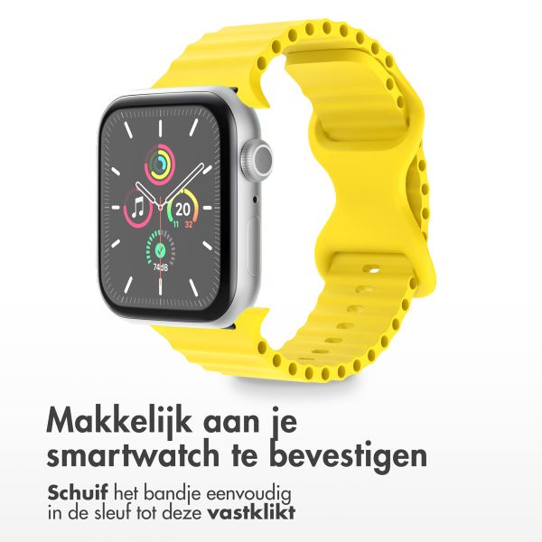 imoshion Athletic siliconenbandje Apple Watch Series 1 t/m 10 / SE / Ultra (2) (44/45/46/49 mm) - Geel