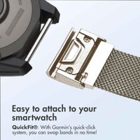 imoshion QuickFit® Milanese Band - Garmin 20 mm Connector - Size L/XL - Starlight