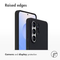 Accezz Liquid Silicone Backcover Samsung Galaxy S26 Ultra - Zwart