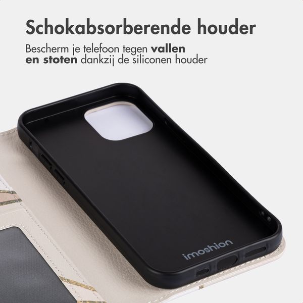 imoshion Design Bookcase Apple iPhone 15 - Beige Graphic