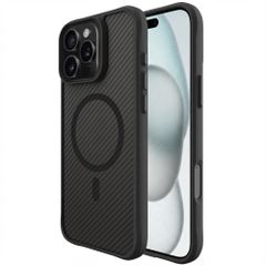 imoshion Rugged Hybrid Carbon Case met MagSafe Apple iPhone 16 Pro - Zwart