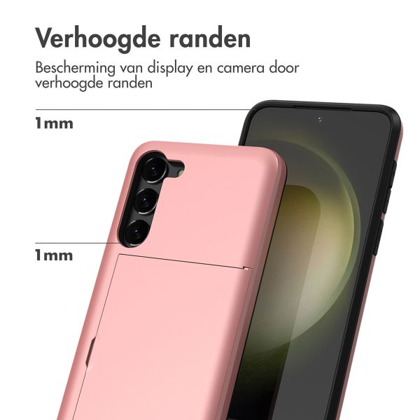 imoshion Backcover met pasjeshouder Samsung Galaxy S23 - Rosé Goud