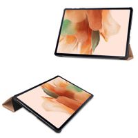 imoshion Trifold Bookcase Samsung Galaxy Tab S8 Plus / Tab S7 FE 5G / Tab S7 Plus - Goud