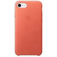 Apple Leather Backcover iPhone SE (2022 / 2020) / 8 / 7 - Geranium