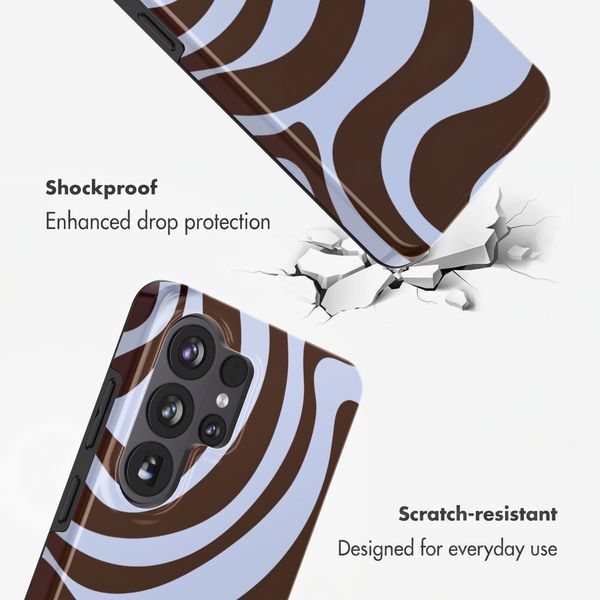 Selencia Vivid Back Cover with MagSafe Samsung Galaxy S26 Ultra - Dream Swirl Chocolate