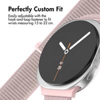 imoshion Nylon Strap Samsung Galaxy Watch 9 (40/44mm) / Watch 8 (40/44mm) / Classic (46mm) - Light Pink