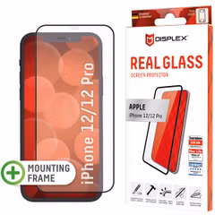 Displex Screenprotector Real Glass Full Cover Apple iPhone 12 (Pro)