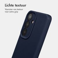 imoshion Texture Backcover Samsung Galaxy S25 - Donkerblauw