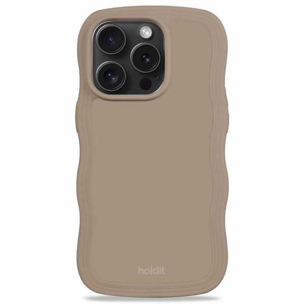 Holdit Wavy Case Apple iPhone 14 Pro - Mocha Brown