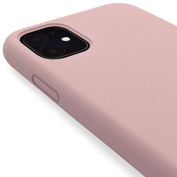 Decoded Silicone Backcover iPhone 11 - Roze