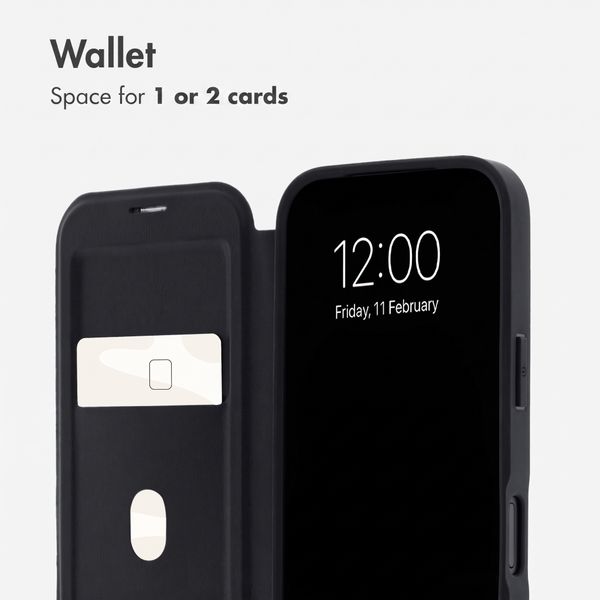 imoshion Transparent Wallet Case with MagSafe Apple iPhone 18 Pro Max / 17 Pro Max - Black