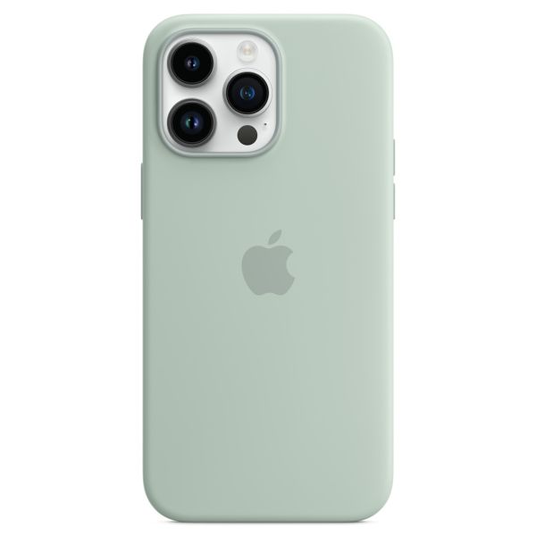 Apple Silicone Back Cover with MagSafe Apple iPhone 14 Pro Max - Succulent