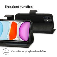 imoshion Luxury Bookcase Apple iPhone 11 - Black