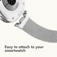 imoshion Milanese Magnetic Band Samsung Galaxy Watch 9 (40/44mm) / Watch 8 (40/44mm) / Classic (46mm) - Silver