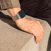 Accezz Mat Titanium bandje Apple Watch | 38/40/41/42 mm - Titanium