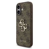 Guess 4G Metal Logo Backcover Apple iPhone 17 - Bruin