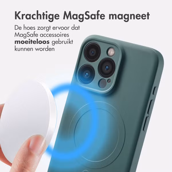 imoshion Color Backcover met MagSafe Apple iPhone 15 Pro Max - Donkergroen