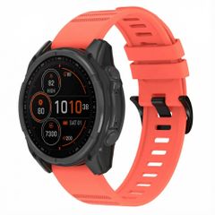 imoshion QuickFit® Stripe Siliconenbandje  - Garmin 22 mm aansluiting - Oranje