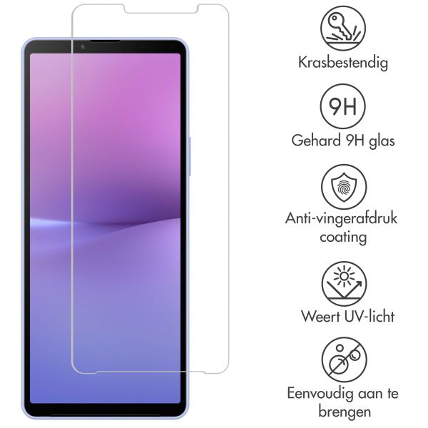 Selencia Gehard Glas Screenprotector Sony Xperia 10 V