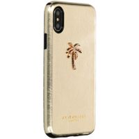 My Jewellery Design Backcover iPhone Xs / X - Palmtree Gold